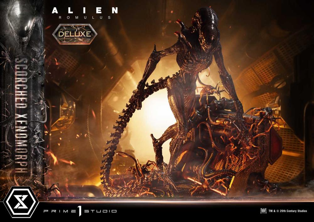 Alien: Romulus Museum Masterline XL Scorched Xenomorph (Deluxe Ver.) 1/3 Scale Limited Edition Statue (with Bonus) Gallery Image 23