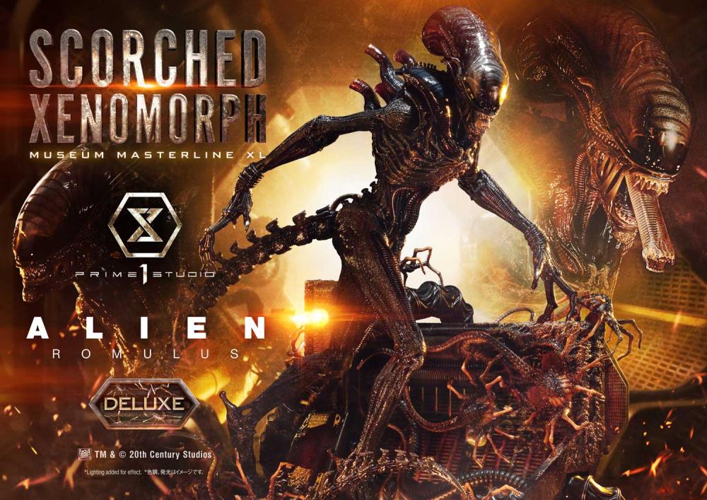 Alien: Romulus Museum Masterline XL Scorched Xenomorph (Deluxe Ver.) 1/3 Scale Limited Edition Statue (with Bonus) Gallery Image 84