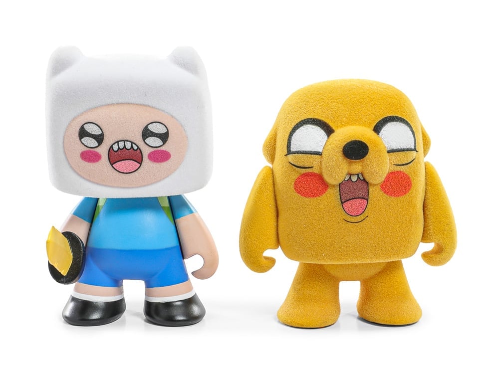 Adventure Time Finn & Jake Flocked Mini Figure Two-Pack Gallery Image 1