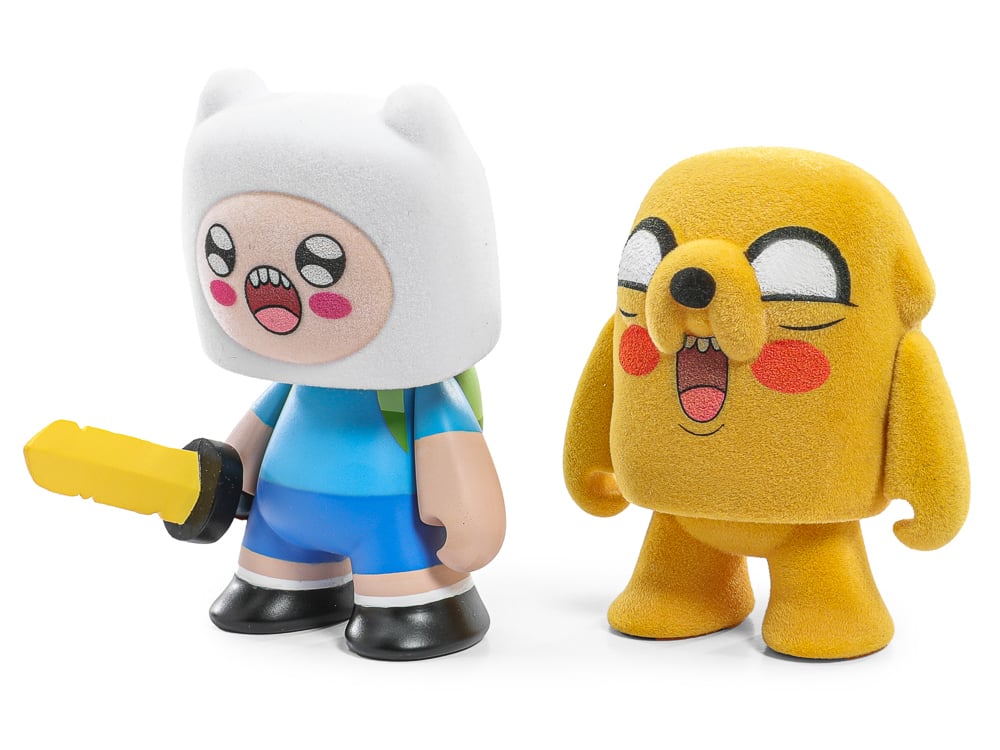 Adventure Time Finn & Jake Flocked Mini Figure Two-Pack Gallery Image 3