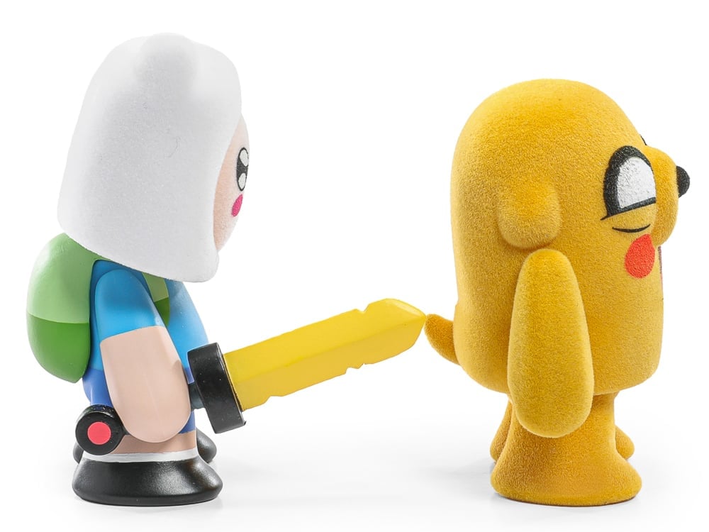 Adventure Time Finn & Jake Flocked Mini Figure Two-Pack Gallery Image 6