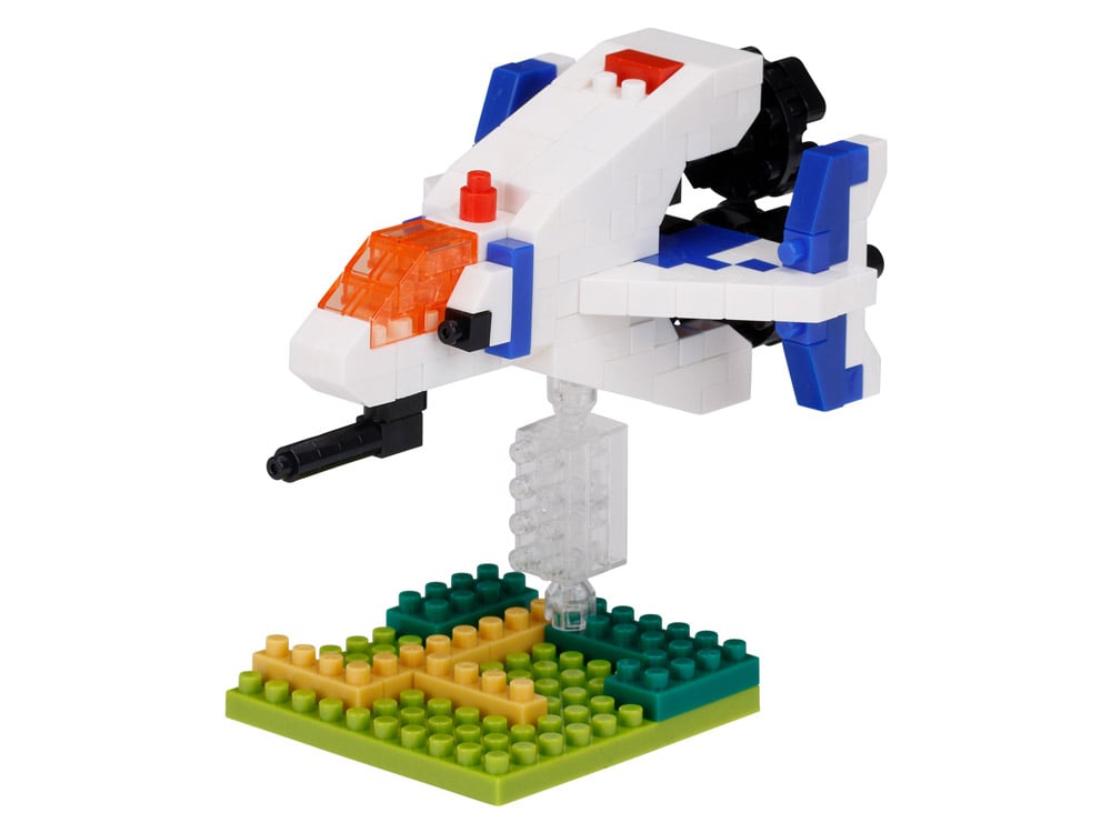 Xevious Nanoblock Character Collection Series Solvalou Gallery Image 1
