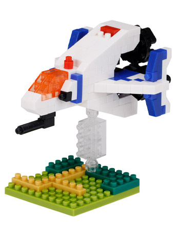 Xevious Nanoblock Character Collection Series Solvalou Gallery Image 2