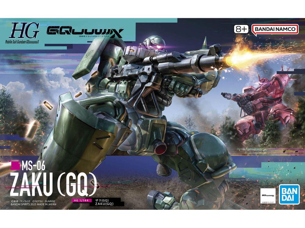 Mobile Suit Gundam GQuuuuuuX HGGQ Zaku (GQ) 1/144 Scale Model Kit Gallery Image 10
