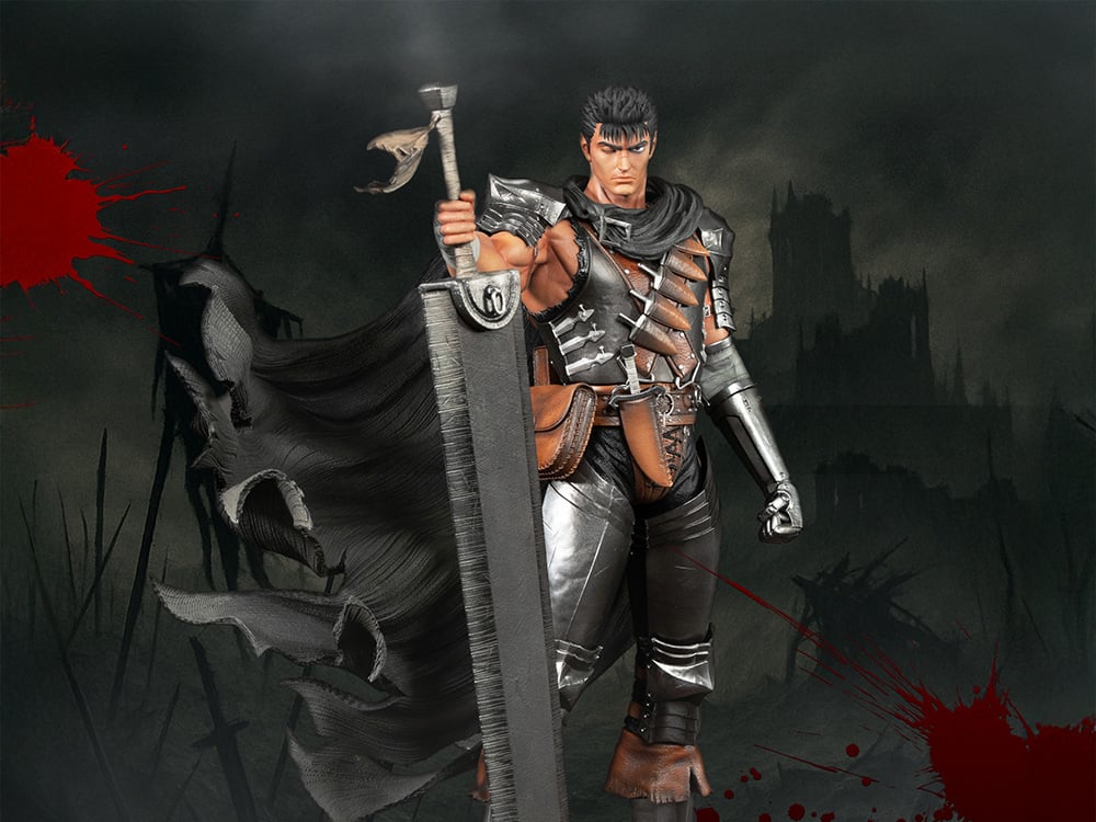 Berserk Akihabara Legend Figure Guts (Ver. 2) 1/8 Scale Figure Gallery Image 1
