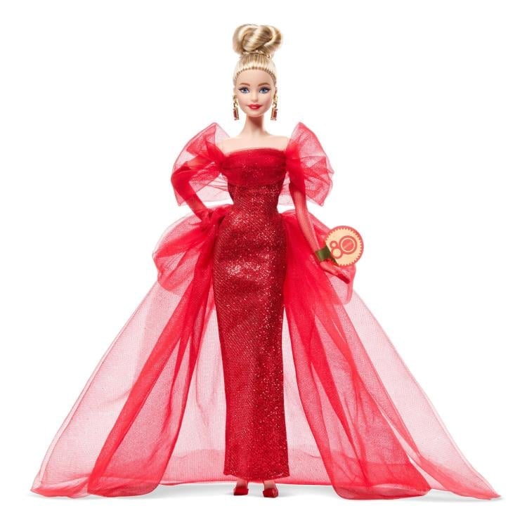 Barbie Signature Mattel 80th Anniversary Blonde Doll Gallery Image 11