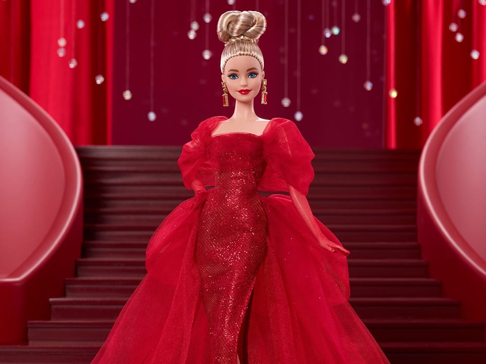 Barbie Signature Mattel 80th Anniversary Blonde Doll Gallery Image 1