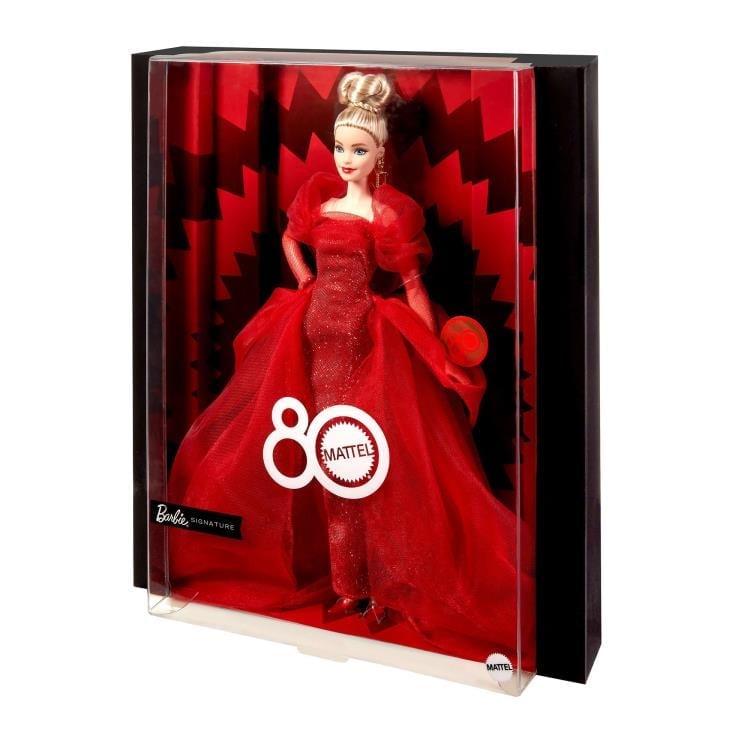 Barbie Signature Mattel 80th Anniversary Blonde Doll Gallery Image 19
