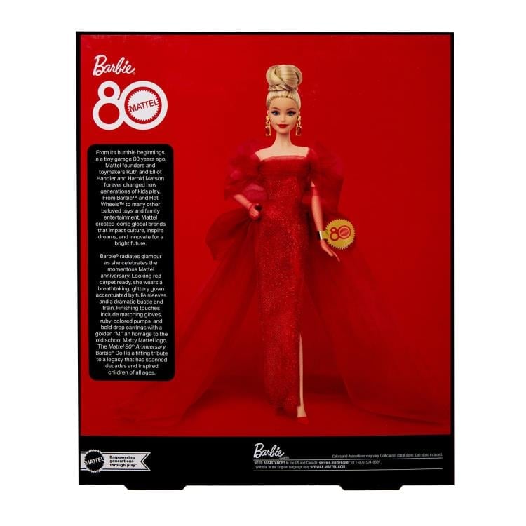 Barbie Signature Mattel 80th Anniversary Blonde Doll Gallery Image 20