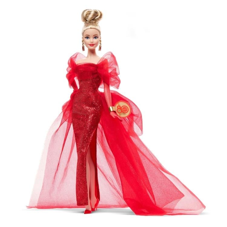 Barbie Signature Mattel 80th Anniversary Blonde Doll Gallery Image 12