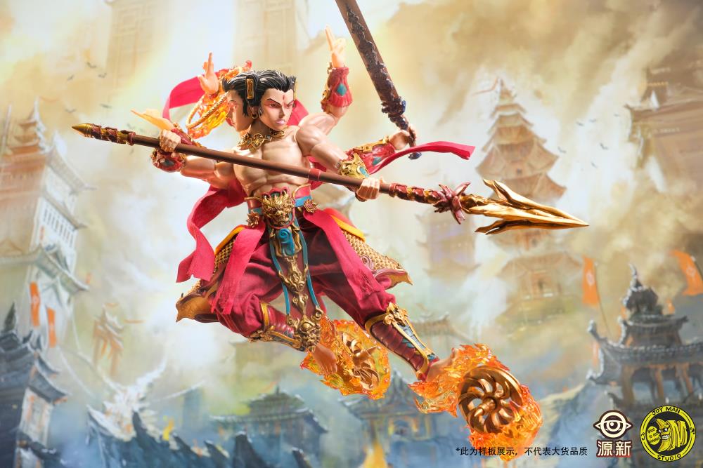 Journey to the West Prince Nezha (Deluxe Ver.) 1/12 Scale Action Figure Gallery Image 4