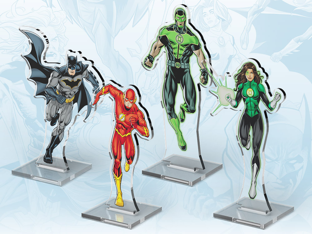 DC Comics 2DZ Acrylic Standees Pack 1 Gallery Image 1