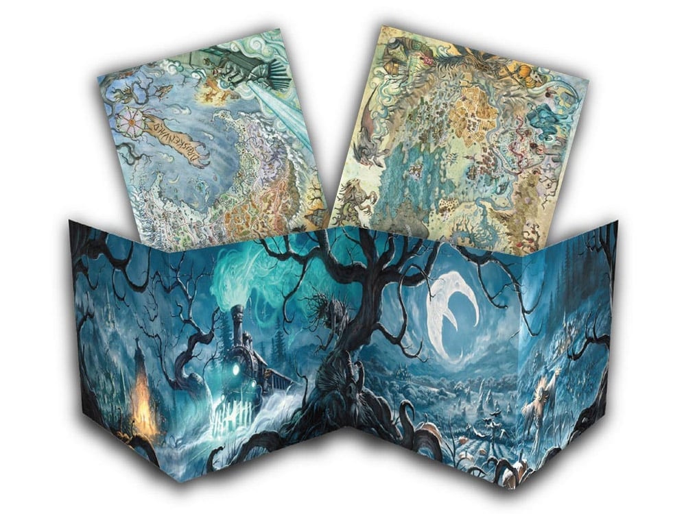 D&D 5E: The Crooked Moon Wickermoor Hollow GM Screen & Maps Gallery Image 1