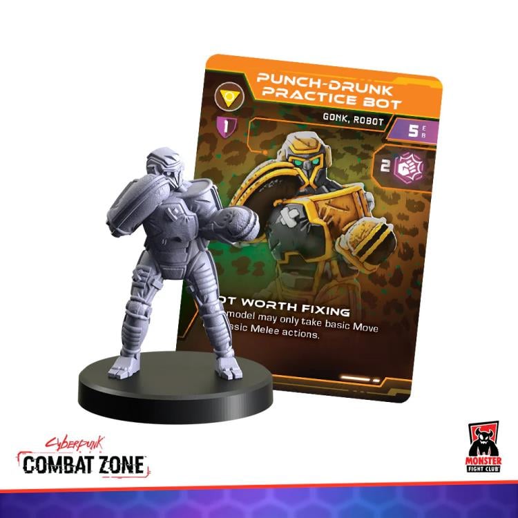 Cyberpunk RED: Combat Zone Trainer Bots: Wild Things Gonks Miniature Figure Set Gallery Image 5