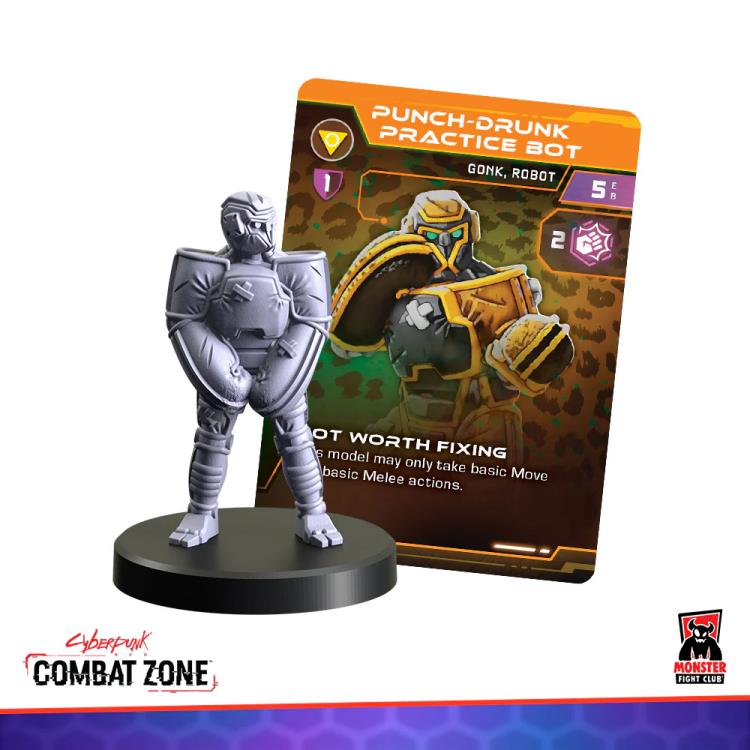 Cyberpunk RED: Combat Zone Trainer Bots: Wild Things Gonks Miniature Figure Set Gallery Image 4