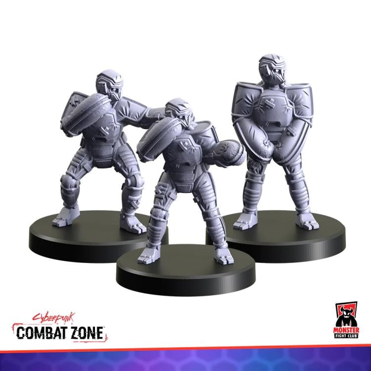 Cyberpunk RED: Combat Zone Trainer Bots: Wild Things Gonks Miniature Figure Set Gallery Image 7