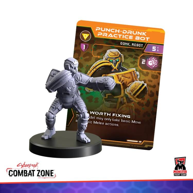 Cyberpunk RED: Combat Zone Trainer Bots: Wild Things Gonks Miniature Figure Set Gallery Image 6