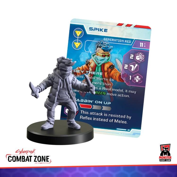 Cyberpunk RED: Combat Zone Anklebytes: Gen RED Gangers Miniature