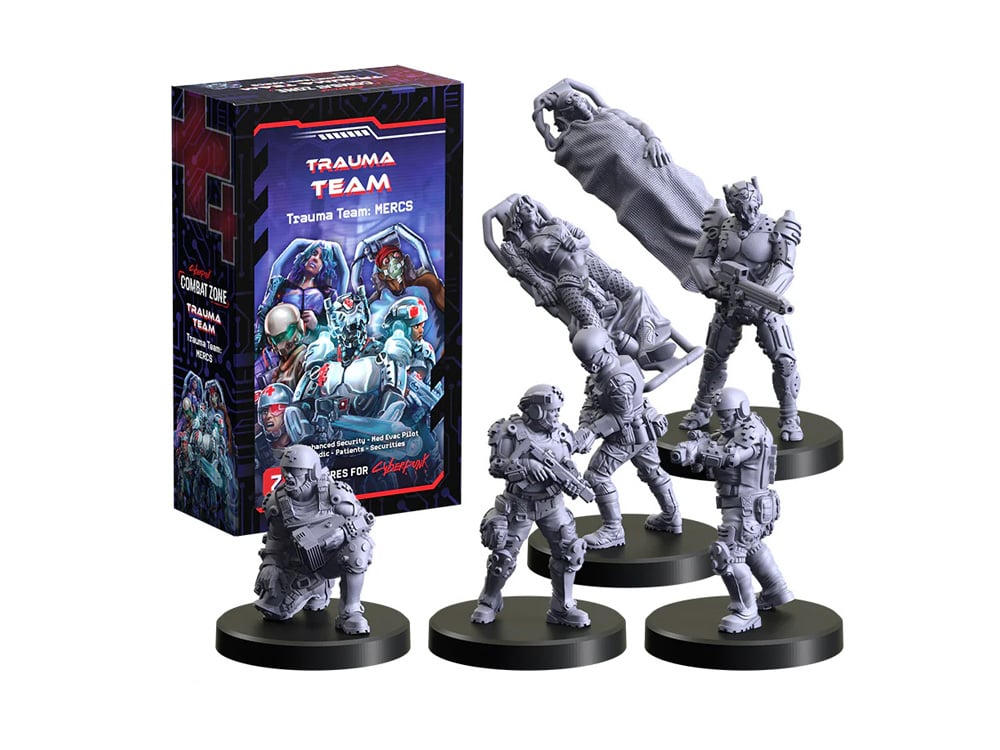 Cyberpunk RED: Combat Zone Trauma Team Faction Starter Box Gallery Image 1