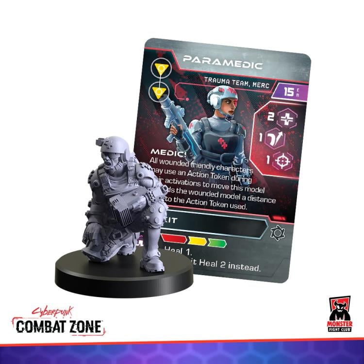 Cyberpunk RED: Combat Zone Trauma Team Faction Starter Box Gallery Image 5