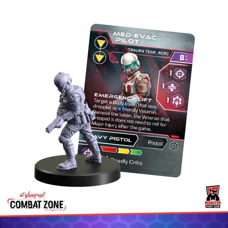 Cyberpunk RED: Combat Zone Trauma Team Faction Starter Box Gallery Image 8