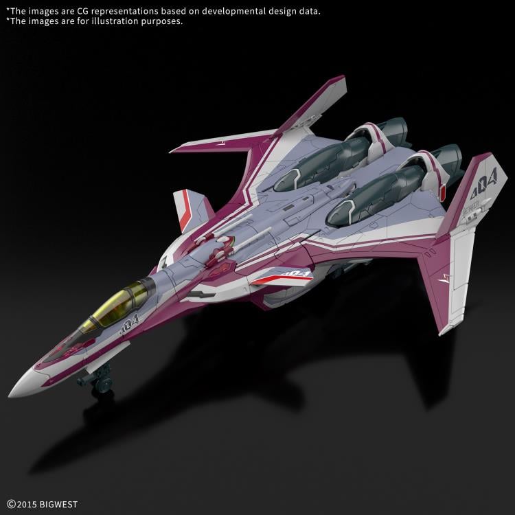 Macross Delta HG VF-31C Siegfried (Mirage Farina Jenius) 1/100 Scale Deluxe Model Kit Set Gallery Image 8