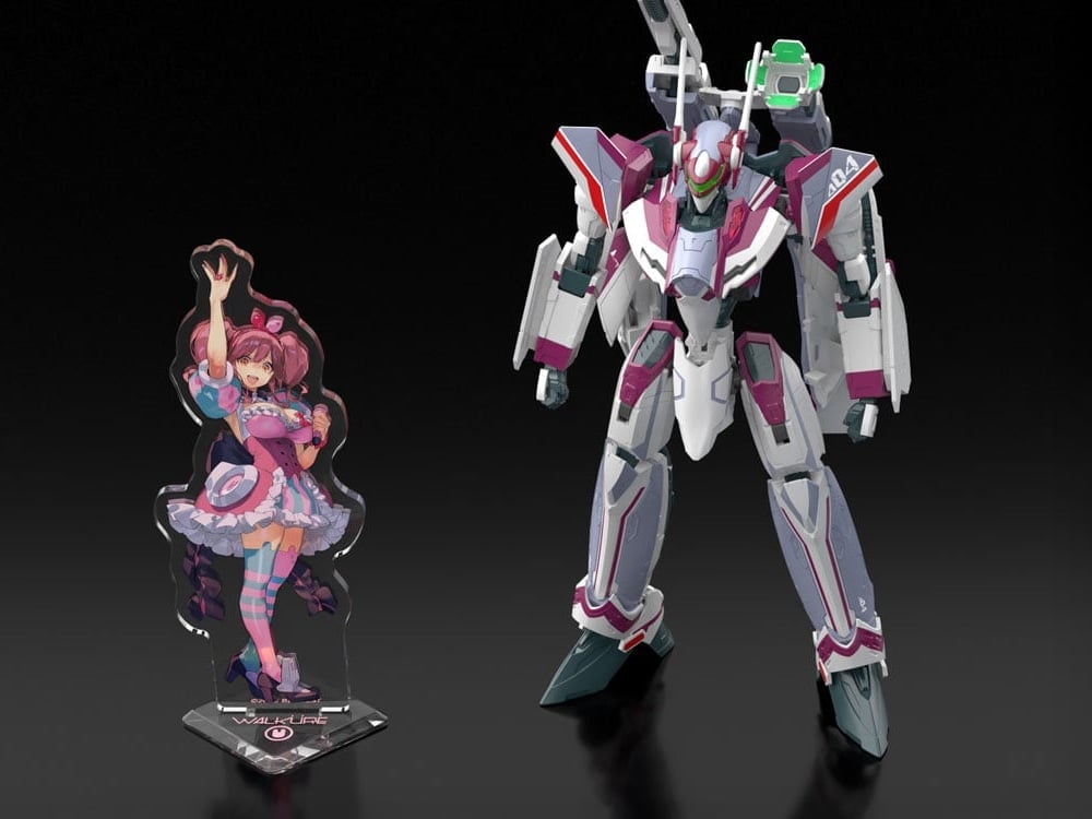 Macross Delta HG VF-31C Siegfried (Mirage Farina Jenius) 1/100 Scale Deluxe Model Kit Set Gallery Image 1