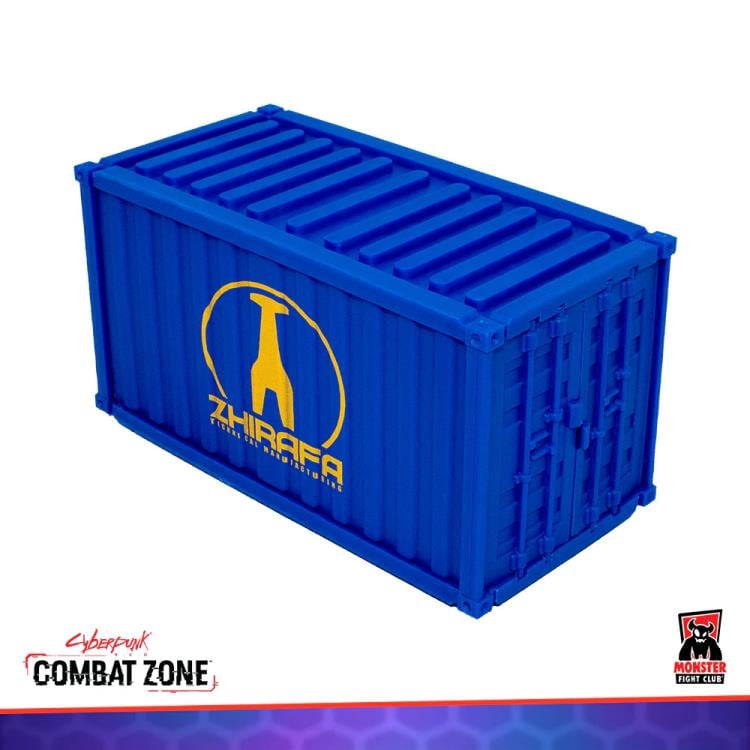 Cyberpunk RED: Combat Zone Cargo Containers Special Edition Game-Ready Tabletop Scenery Set Gallery Image 8