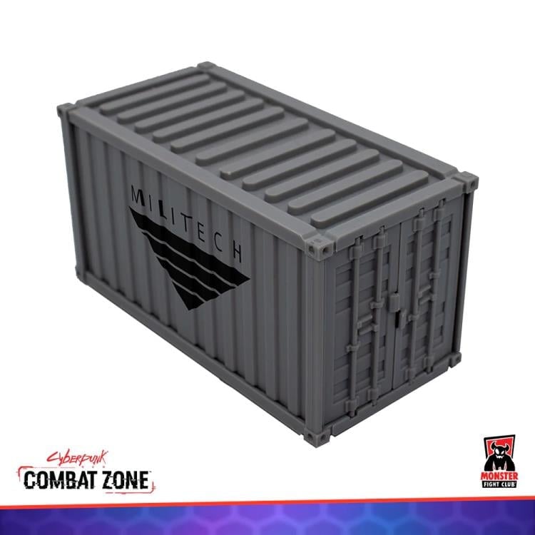 Cyberpunk RED: Combat Zone Cargo Containers Special Edition Game-Ready Tabletop Scenery Set Gallery Image 6