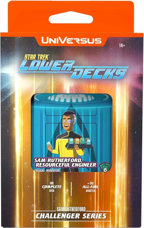 Sam Rutherford Ultra Star Trek: Lower Decks Challenger Series UniVersus Sam Rutherford Deck