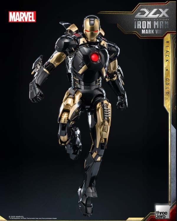 Marvel: The Infinity Saga DLX Iron Man Mark 7 (Black x Gold) 1/12