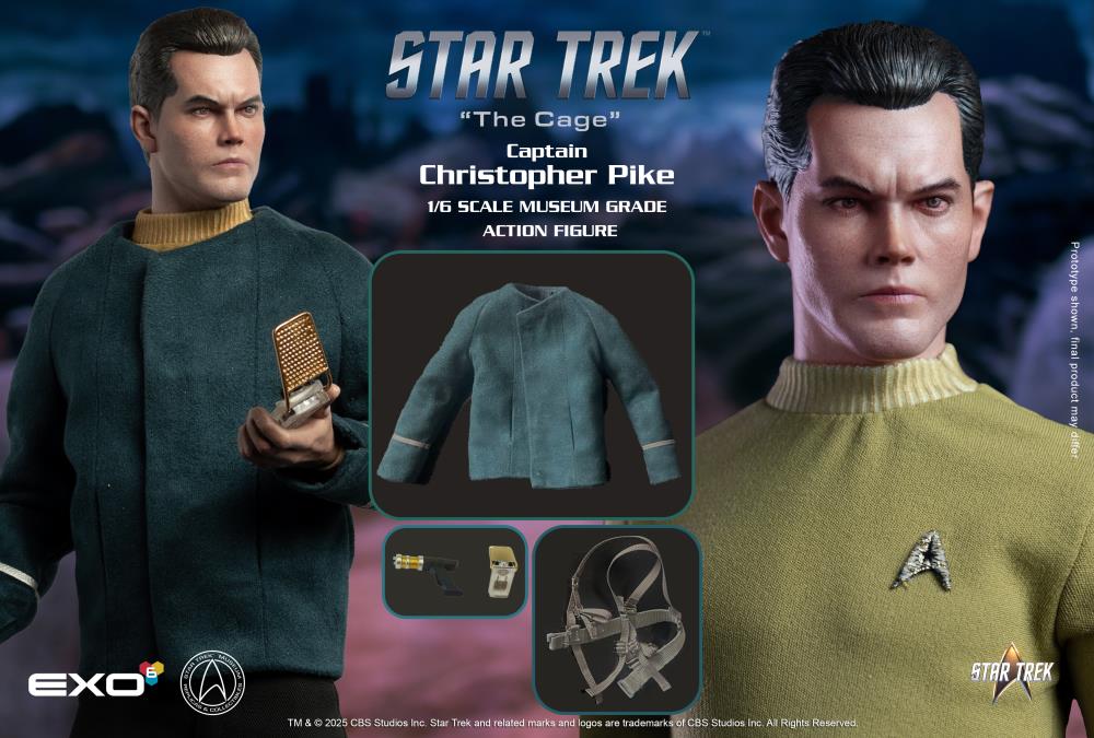 Star Trek: The Original Series Christopher Pike (The Cage) 1/6 Scale Figure Gallery Image 10