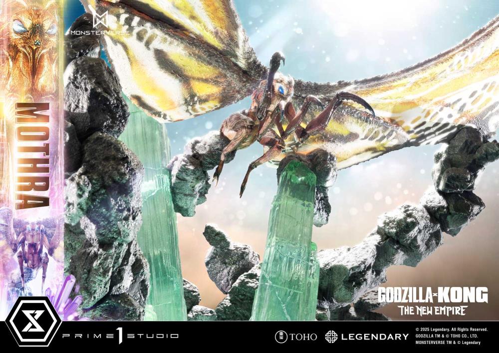 Godzilla x Kong: The New Empire Ultimate Diorama Masterline Mothra Statue Gallery Image 32