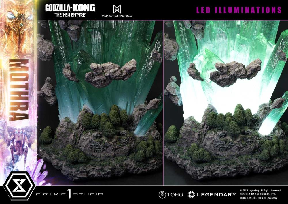 Godzilla x Kong: The New Empire Ultimate Diorama Masterline Mothra Statue Gallery Image 15