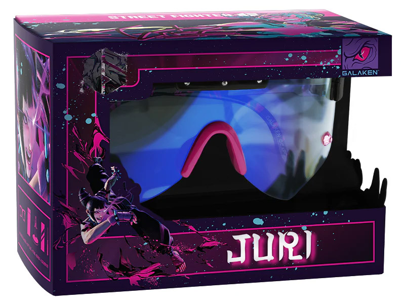 Street Fighter 6 Galaken IYS Juri Blue Light Gaming Glasses Gallery Image 9