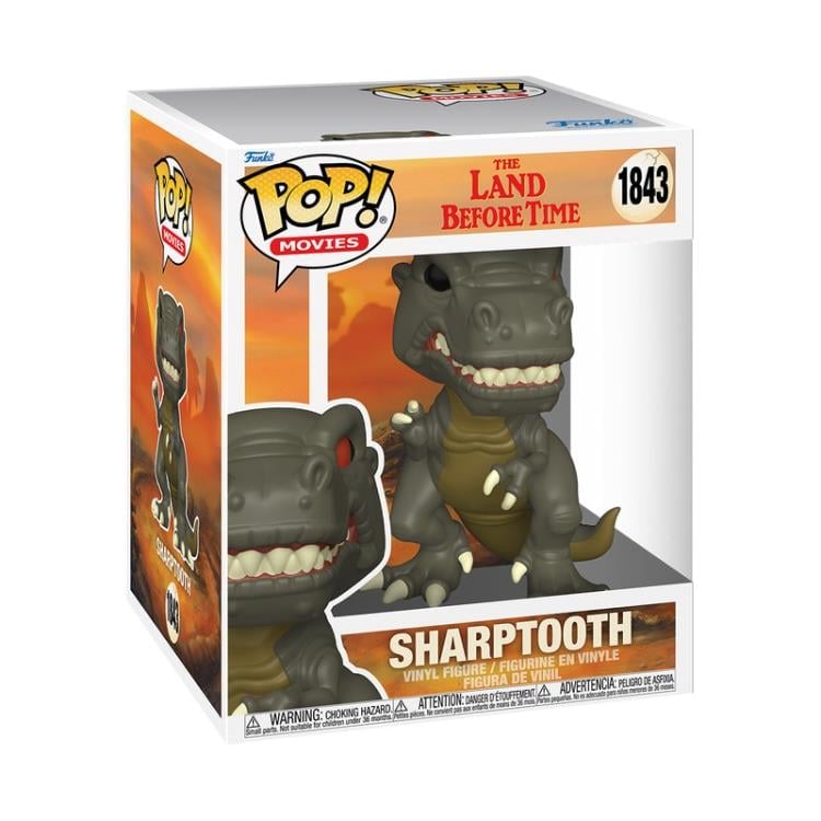 The Land Before Time Pop! Movies #1843 Super Sized 6" Sharptooth (Tyrannosaurus) Gallery Image 3