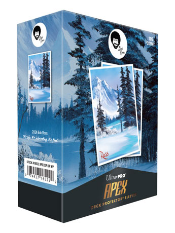 Bob Ross Winter Paradise Apex Deck Protector Card Sleeves (105 Count) Gallery Image 2