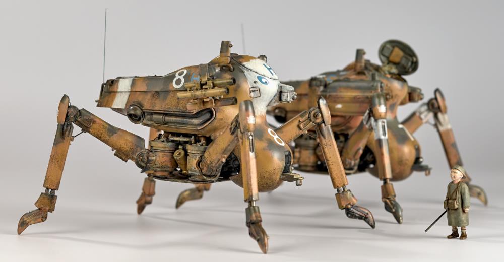 Maschinen Krieger ARTPLA Gladiator G1/G2 & Smile Eddie 1/35 Scale Model Kit Gallery Image 7