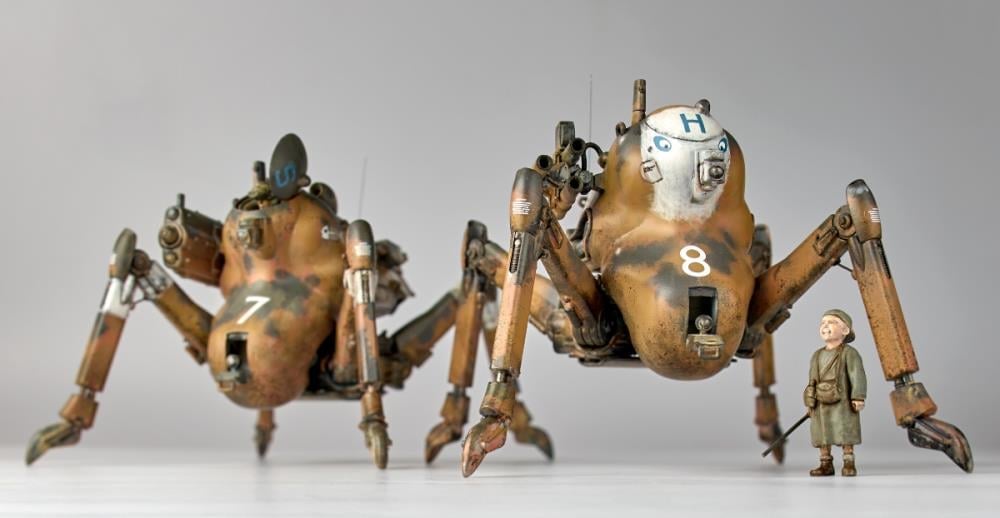 Maschinen Krieger ARTPLA Gladiator G1/G2 & Smile Eddie 1/35 Scale