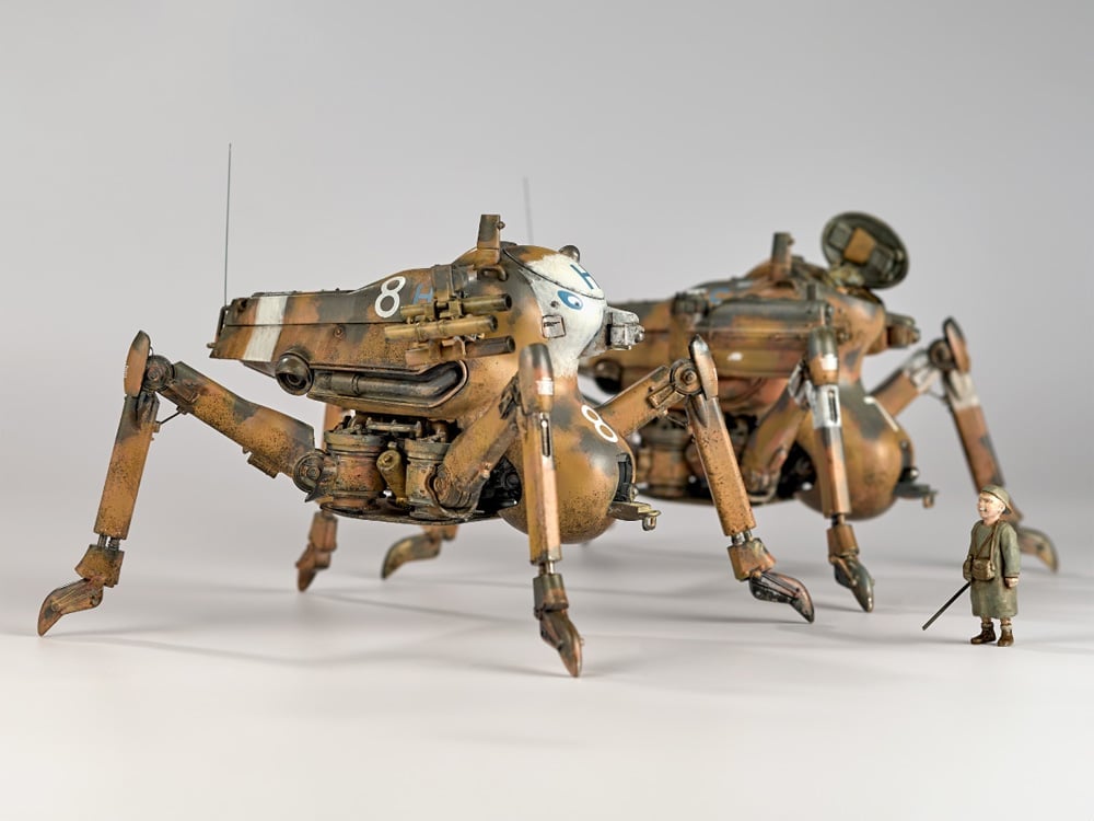 Maschinen Krieger ARTPLA Gladiator G1/G2 & Smile Eddie 1/35 Scale