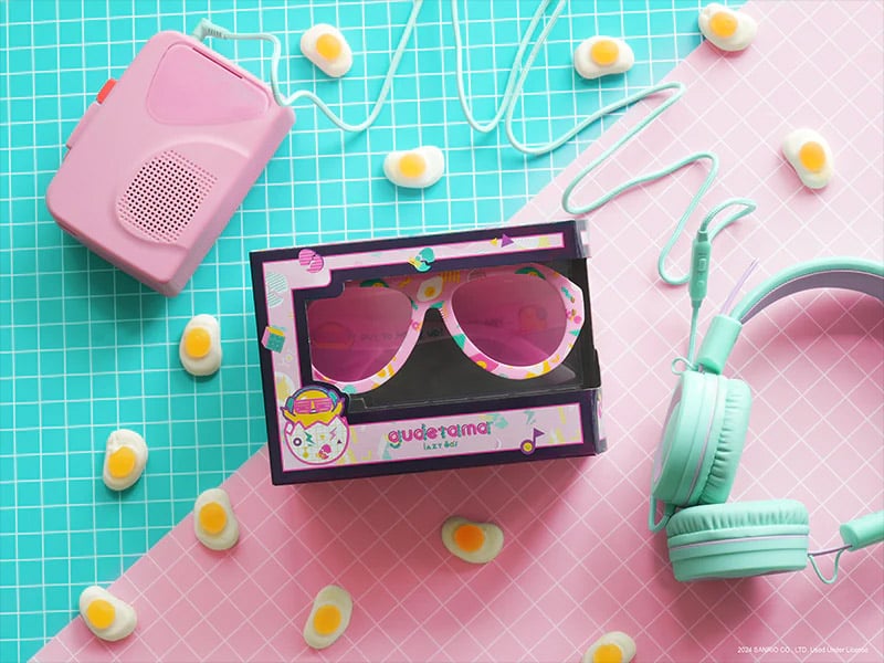 Sanrio Galaken IYS Gudetama (Lazy 80's) Sunglasses Gallery Image 12