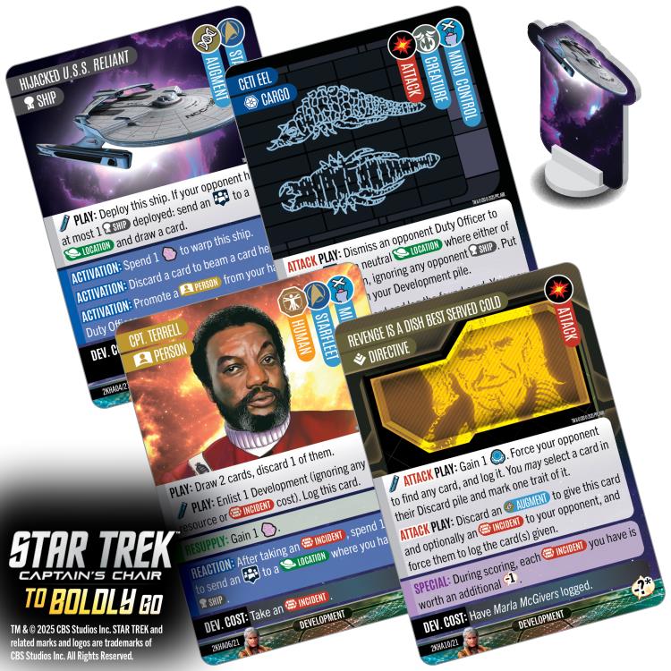 Star Trek: Captain's Chair - To Boldly Go Deck-Building Game Gallery Image 8
