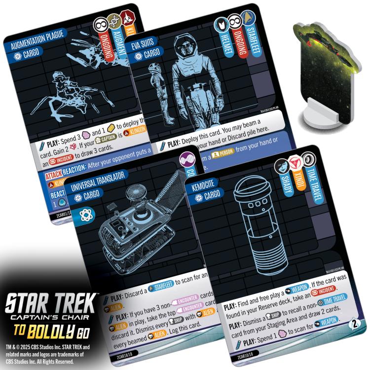 Star Trek: Captain's Chair - To Boldly Go Deck-Building Game Gallery Image 3