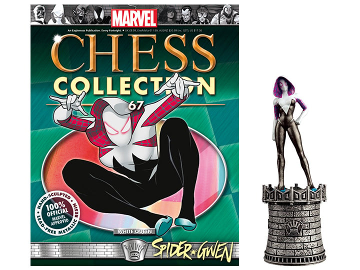Marvel Chess Figure Collection #67 - Spider-Gwen White Queen Gallery Image 1