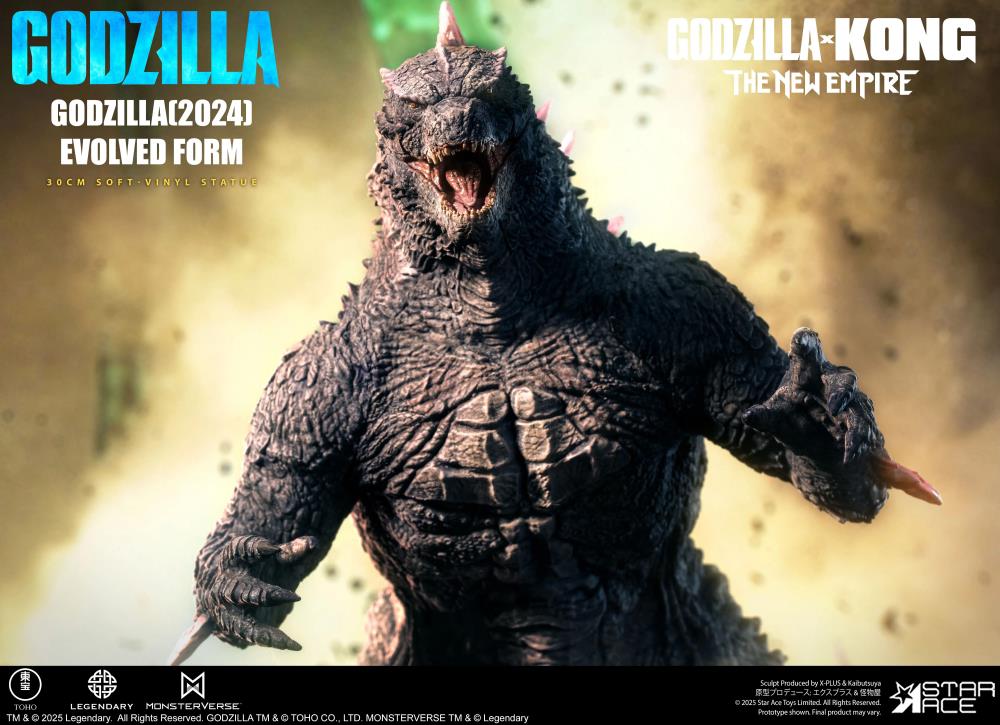 Godzilla x Kong: The New Empire Godzilla (Normal Ver.) Soft Vinyl Statue Gallery Image 10
