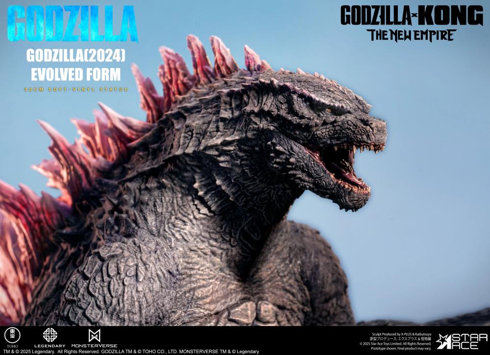 Godzilla x Kong: The New Empire Godzilla (Normal Ver.) Soft Vinyl Statue Gallery Image 6