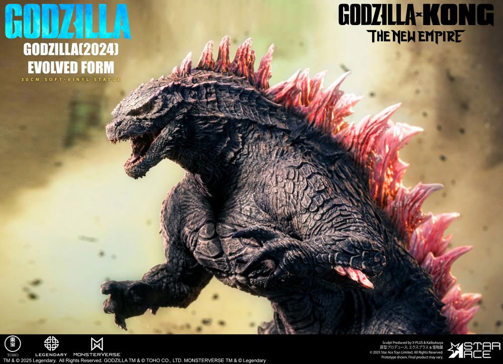 Godzilla x Kong: The New Empire Godzilla (Normal Ver.) Soft Vinyl Statue Gallery Image 13