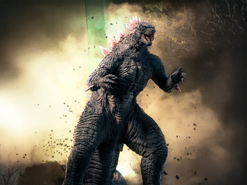 Godzilla x Kong: The New Empire Godzilla (Deluxe Ver.) Soft Vinyl Statue Gallery Image 1