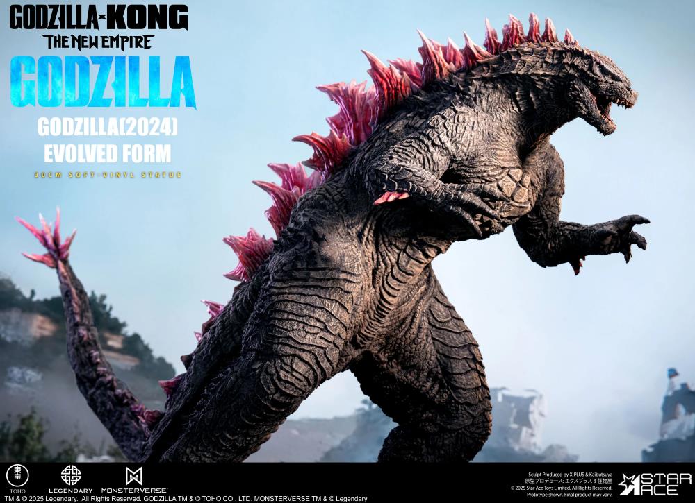 Godzilla x Kong: The New Empire Godzilla (Deluxe Ver.) Soft Vinyl Statue Gallery Image 7