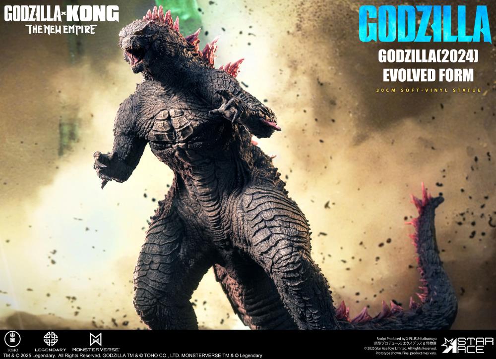 Godzilla x Kong: The New Empire Godzilla (Deluxe Ver.) Soft Vinyl Statue Gallery Image 11